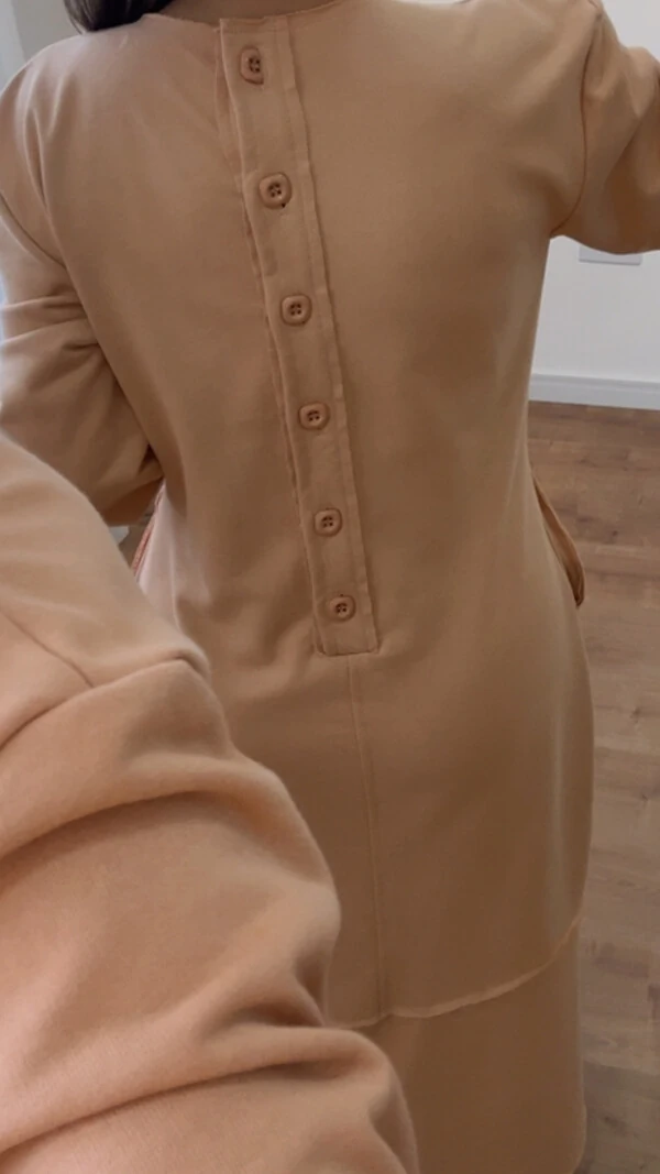 Vestido Veronica em Moletom leve