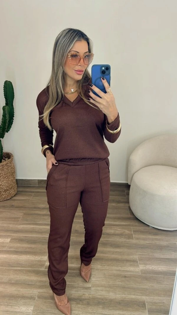 Conjunto Lanzinha Canelada