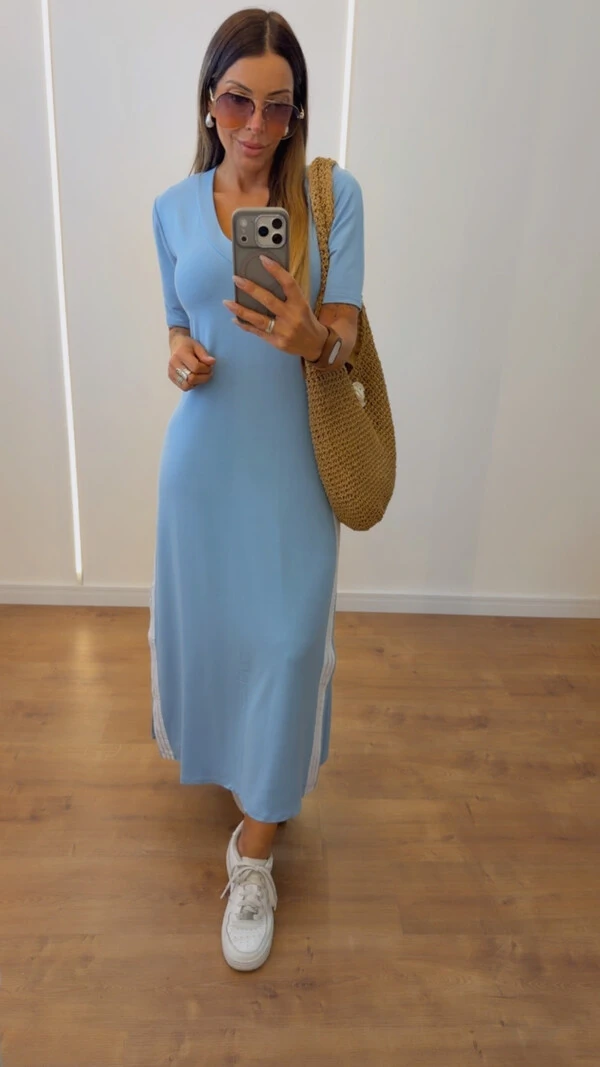 Vestido Laís Midi em Moletinho