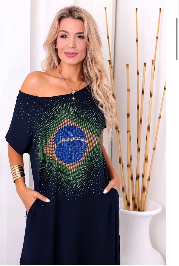 Vestido Brasil Viscolycra