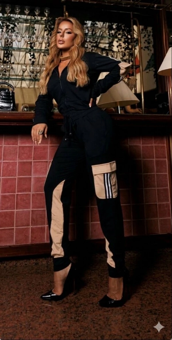 Conjunto Cargo Maria Dondoca em Moletinho – Jaqueta e Calça Confortável e Estiloso