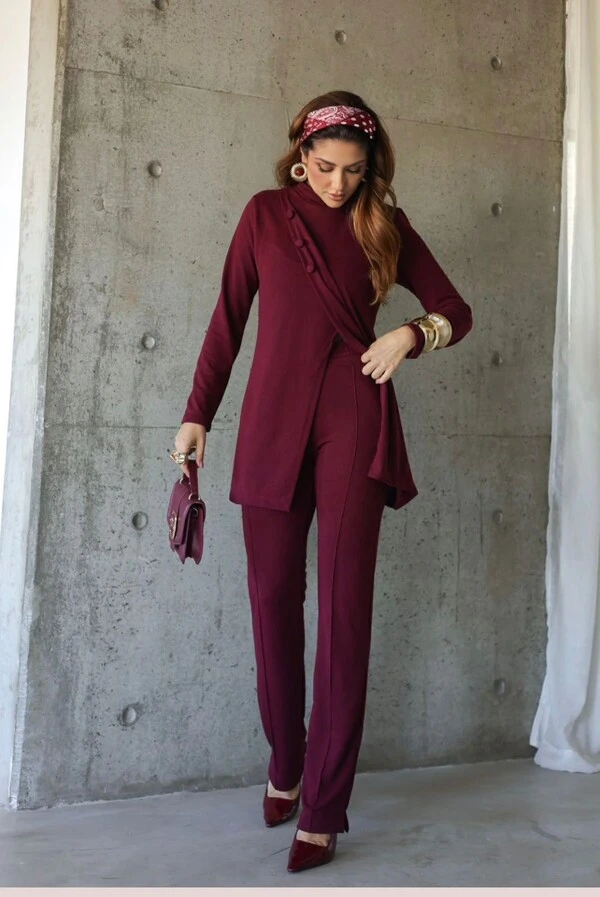 Conjunto Feminino Luara em Lanzinha de Tricô | Elegância e Conforto