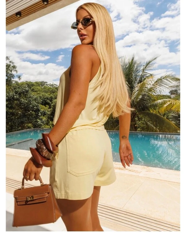 Conjunto Maria Dondoca Shorts e Regata