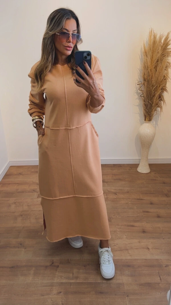 Vestido Veronica em Moletom leve