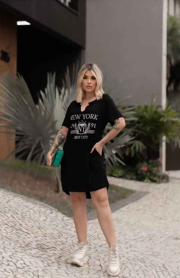 Vestido Camisetão
