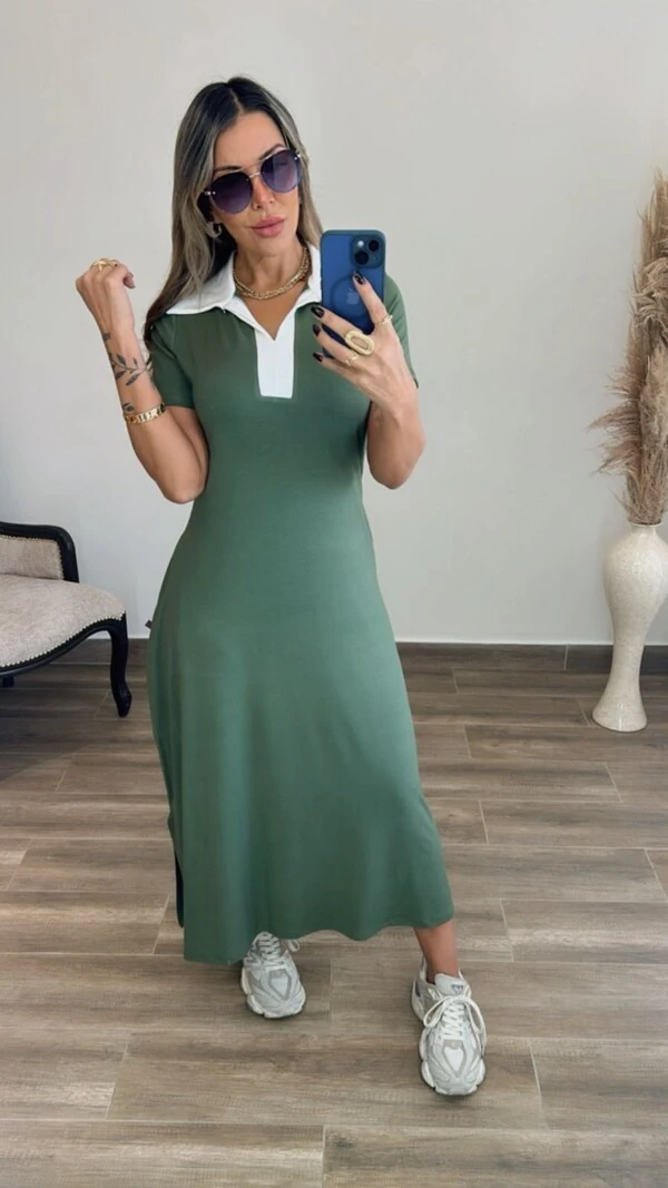 Vestido Polo Viscolycra Premium