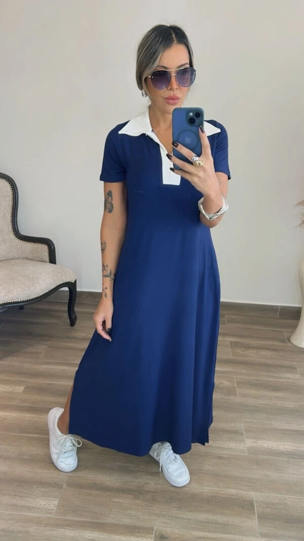 Vestido Polo Viscolycra Premium