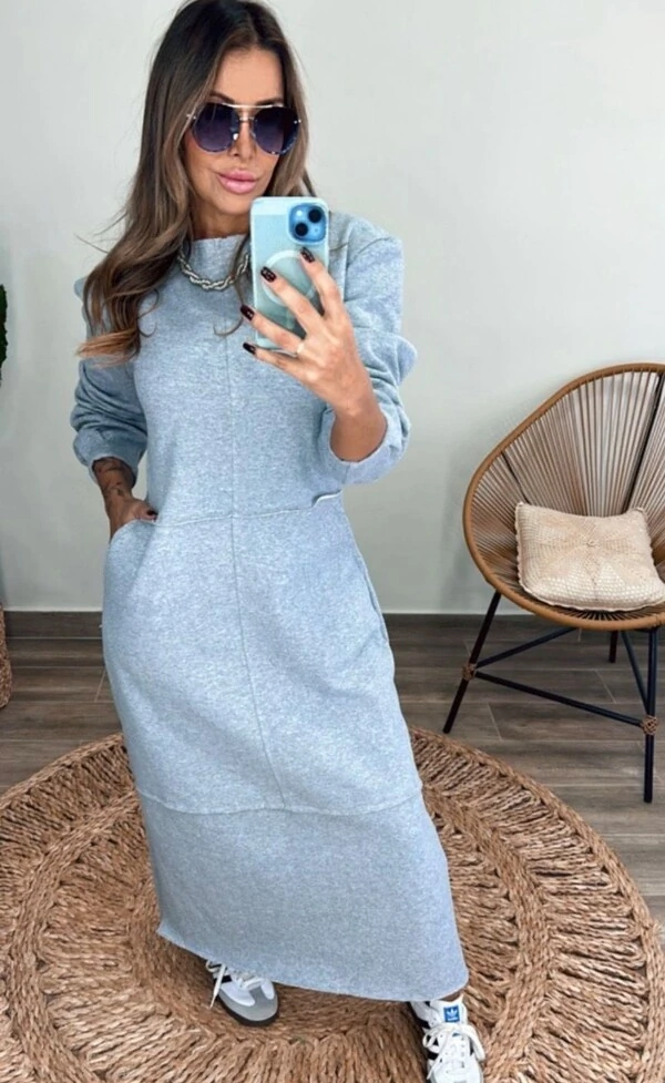 Vestido Veronica em Moletom leve