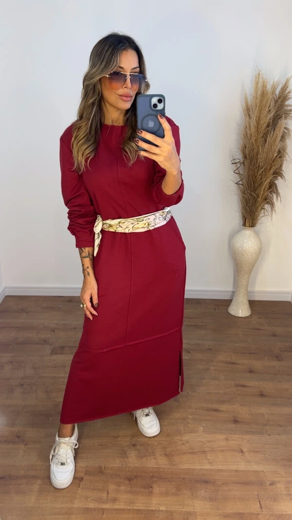 Vestido Veronica em Moletom leve