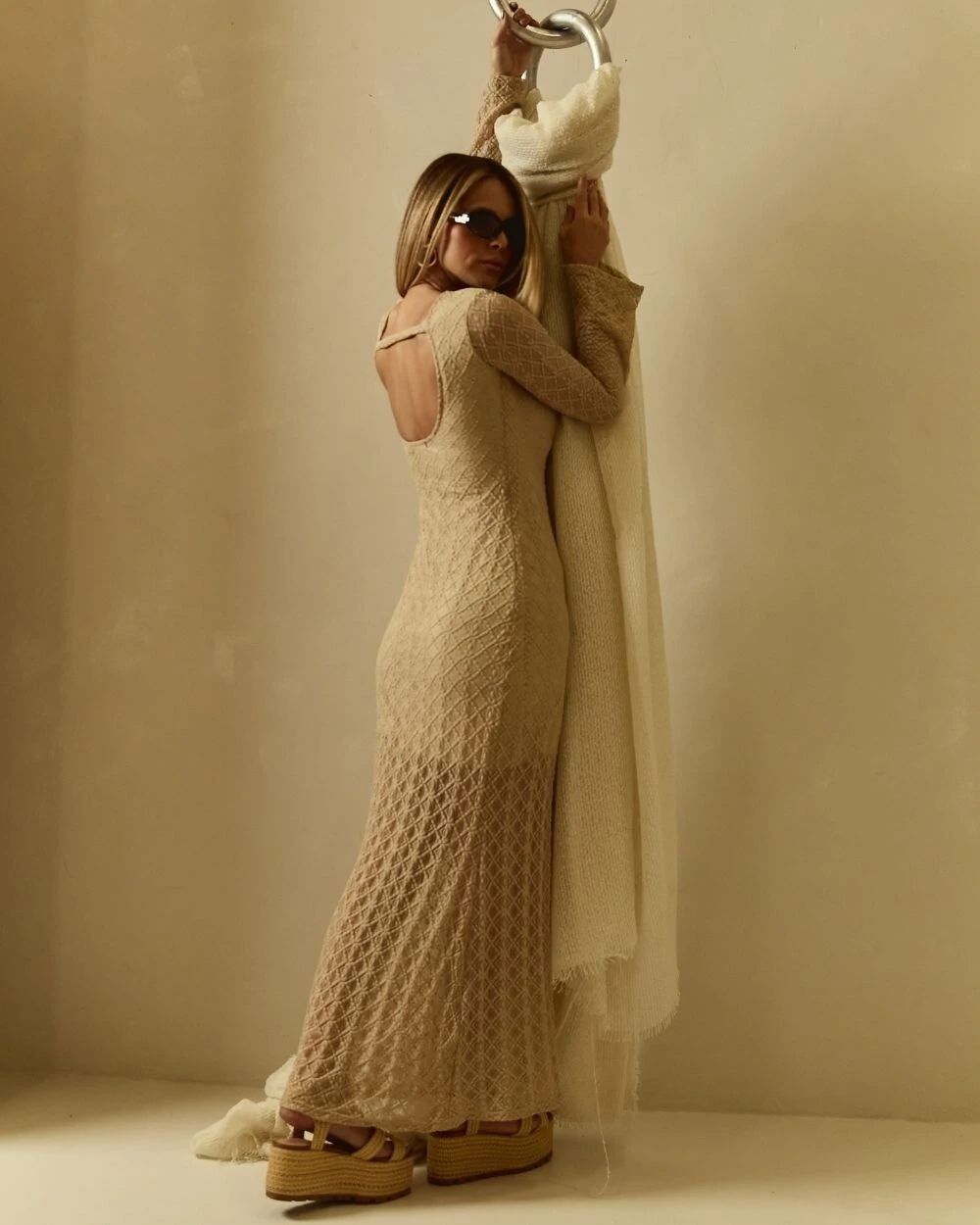 Foto Vestido Paloma Bege