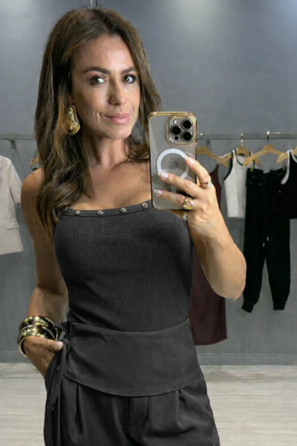 FotoRegata canelada Eleonora Cinza