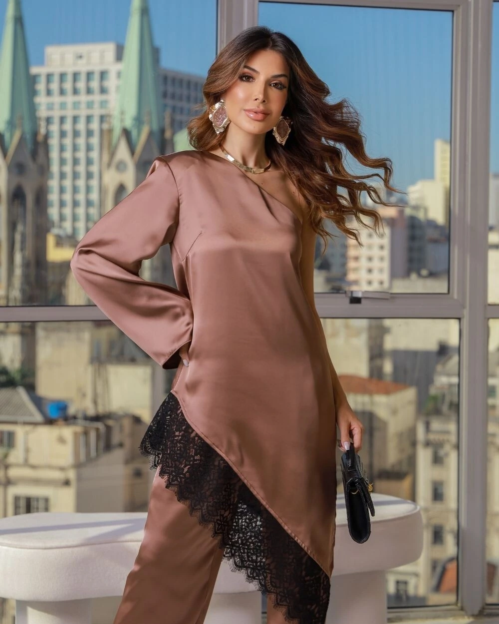 FotoBlusa Assimétrica Isabelle Rose