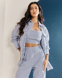 Calça Listras Maya Azul