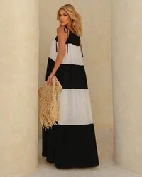 Vestido Bicolor Maitê