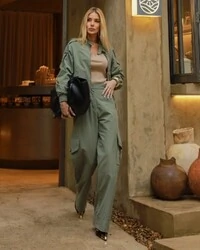 Calça Cargo Tecno Giovana Verde