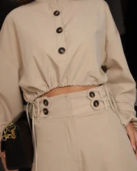 Calça Emiliana Bege