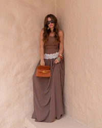 Vestido Giselle Marrom