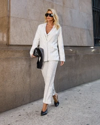 Blazer Risca De Giz Raquel