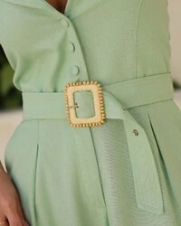 Macacão Frente Única Gisela Verde