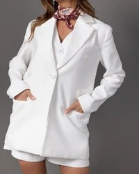 Blazer Alfaiataria Chloe Off White