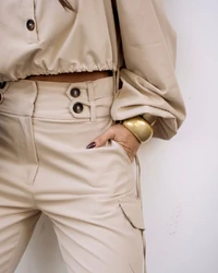 Calça Emiliana Bege