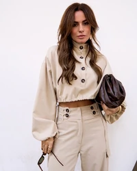 Blusa Emiliana Bege