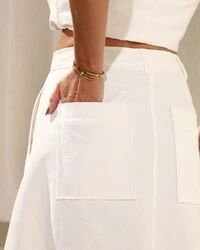 Saia Fenda Fiorella Off White