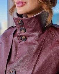 Jaqueta Couro PU Naomi Bordo