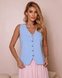Colete Lorena Azul