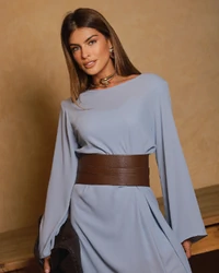 Vestido Amarração Isadora Azul