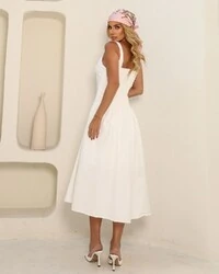 Vestido Fiorella Off White