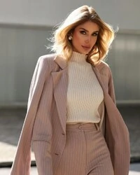 Blazer Risca De Giz Lorena