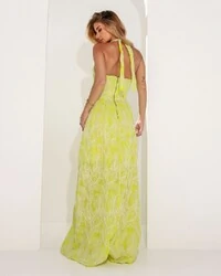 Vestido Bordado Camila Verde