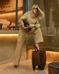 Calça Cargo Tecno Giovana Bege