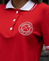 Camiseta Polo Serena Vermelha