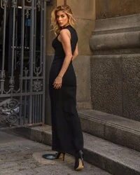 Vestido Tricot Lara Preto