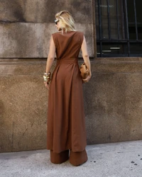 Máxi Chemise Joana Marrom