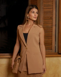 Max Colete Maitê Bege