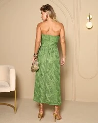Vestido Tqc Renda Luisa Verde