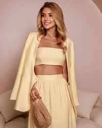 Saia Angelina Amarelo