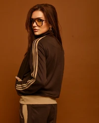 Conjunto Ponto Roma Jasmine Marrom