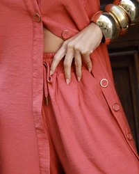 Calça pantalona Joana Rosa