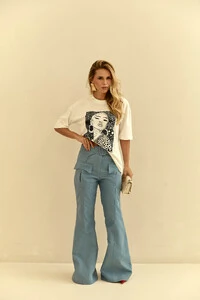 Calça Sarja Rafaela Azul