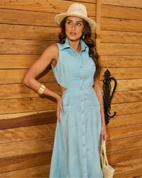 Vestido Gabriela Azul