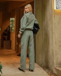 Jaqueta Bomber Tecno Giovana Verde