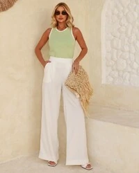 Calça Alfaiataria Maitê Branco