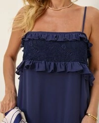 Vestido Laura Azul Marinho