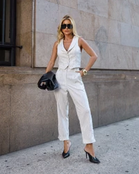 Colete Risca De Giz Raquel