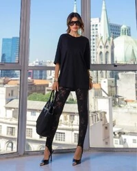 Calça Renda Pezinho Lola