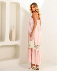 Vestido Elis Rosa